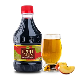 dhampurgreen himalayan apple syrup 300ml  apple mocktail amp cocktail mixer  fruit drink concentrate for soda sparkling water amp party beverages  non-alcoholic beverage syrup  makes 10-12 drinks