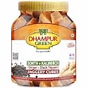 Dhampurgreen Jaggery Cubes, 650G | Healthy Substitute for Sugar | Chemical Free | No Preservatives (Ginger + Black Pepper Jaggery Cubes)