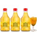 Dhampurgreen Passion Fruit Mocktail Cocktail Vodka, Rum, Gin Mixer Syrup, Makes 10-12 Drinks Each Bottle, 900Ml (300Ml X 3) Pour Add Stir &amp; Sip Syrup For Cocktails Mocktails/Non Alcoholic Beverage