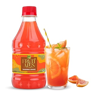 dhampurgreen tangerine orange mocktail syrup 300ml  orange drink concentrate  cocktail amp mocktail mixer  non alcoholic beverage syrup  for soda sparkling water coolers amp party drinks  makes 1012 drinks