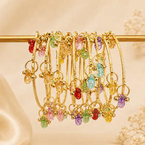 Dhanak Trinket Metal Bangle Set
