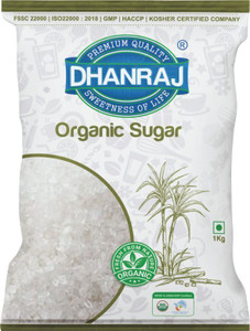 DHANRAJ Organic Sugar 1KG White Sugar