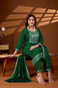 DHARM CREATIONS Embroidered Kurta TrouserPant Dupatta