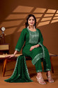 DHARM CREATIONS Embroidered Kurta TrouserPant Dupatta