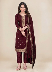 DHARMA ENTERPRISE Embroidered Kurta Trouser Pant