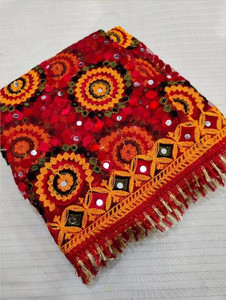 dharmee net embroidered multicolor women dupatta