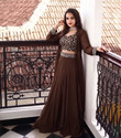 DHARMKUL ENTERPRISE Women Crop Top Skirt Dupatta