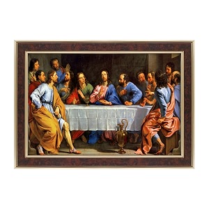 dharvika innovations jesus christ photo with frame 145x205 inch