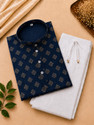 DHASU TRENDZ Men Kurta Pyjama Set