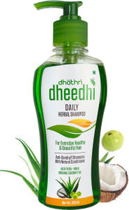 dhathri dheedhi daily herbal shampoo anti dandruff shampoo for women and men 250 ml