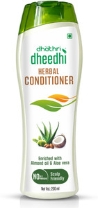 dhathri dheedhi herbal conditioner with amla  tulsi for frizz-free strong hair 200 ml