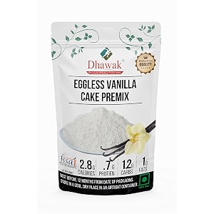 dhawak eggless vanilla cake premix - 1800 gms