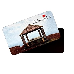 dhcrafts rectangular rubber fridge magnetmagnetic card multicolor karnataka chikmangalur d6 design pack of 1 86cm x 54cm