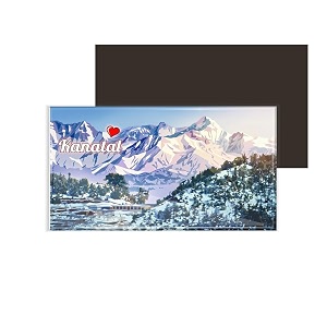 dhcrafts rectangular rubber fridge magnetmagnetic card multicolor uttarakhand kanatal design pack of 1 86cm x 54cm