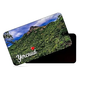 dhcrafts rectangular rubber fridge magnetmagnetic card multicolor tamil nadu yercaud design pack of 1 86cm x 54cm