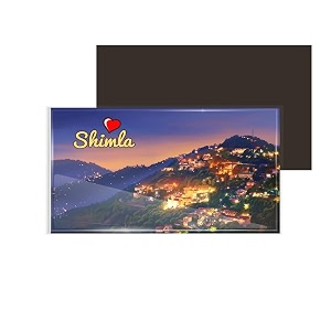 dhcrafts rectangular rubber fridge magnetmagnetic card multicolor himachal pradesh shimla d1 design pack of 1 86cm x 54cm