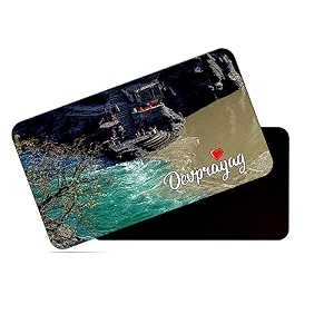dhcrafts rectangular rubber fridge magnetmagnetic card multicolor uttarakhand devprayag design pack of 1 86cm x 54cm