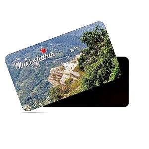 dhcrafts rectangular rubber fridge magnetmagnetic card multicolor uttarakhand mukteshwar d2 design pack of 1 86cm x 54cm