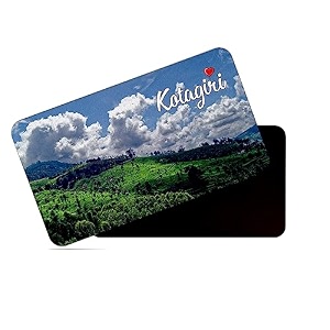 dhcrafts rectangular rubber fridge magnetmagnetic card multicolor tamil nadu kotagiri design pack of 1 86cm x 54cm