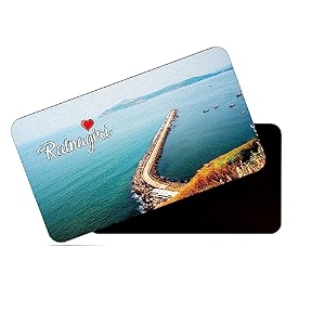 dhcrafts rectangular rubber fridge magnetmagnetic card multicolor maharashtra ratnagiri design pack of 1 86cm x 54cm