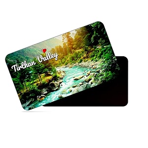 dhcrafts rectangular rubber fridge magnetmagnetic card multicolor himachal pradesh tirthan valley d2 design pack of 1 86cm x 54cm