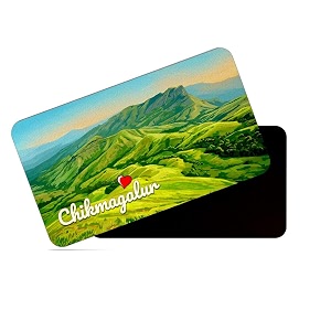 dhcrafts rectangular rubber fridge magnetmagnetic card multicolor karnataka chikmangalur d9 design pack of 1 86cm x 54cm