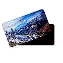 dhcrafts Rectangular Rubber Fridge Magnet/Magnetic Card Multicolor Himachal Pradesh Design Pack of 1 (8.6cm x 5.4cm)