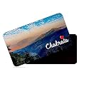 dhcrafts Fridge Magnet Rectangle Acrylic Glass (8.6 x 5.4 cm) Multicolor Uttarakhand Chakrata Design Pack of 1