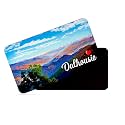 dhcrafts Rectangular Rubber Fridge Magnet/Magnetic Card Multicolor Himachal Pradesh Dalhousie D1 Design Pack of 1 (8.6cm x 5.4cm)