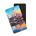 dhcrafts Rectangular Rubber Fridge Magnet/Magnetic Card Multicolor Himachal Pradesh D1 Design Pack of 1 (8.6cm x 5.4cm)