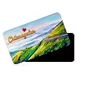 dhcrafts Rectangular Rubber Fridge Magnet/Magnetic Card Multicolor Karnataka Chikmangalur D11 Design Pack of 1 (8.6cm x 5.4cm)