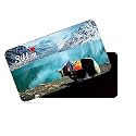 dhcrafts Rectangular Rubber Fridge Magnet/Magnetic Card Multicolor Sikkim D1 Design Pack of 1 (8.6cm x 5.4cm)