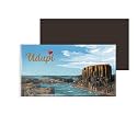 dhcrafts Rectangular Rubber Fridge Magnet/Magnetic Card Multicolor Karnataka Udupi D1 Design Pack of 1 (8.6cm x 5.4cm)