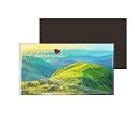 dhcrafts Rectangular Rubber Fridge Magnet/Magnetic Card Multicolor Karnataka Chikmangalur D10 Design Pack of 1 (8.6cm x 5.4cm)