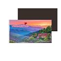dhcrafts Rectangular Rubber Fridge Magnet/Magnetic Card Multicolor Himachal Pradesh Mussoorie D2 Design Pack of 1 (8.6cm x 5.4cm)
