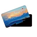 dhcrafts Fridge Magnet Rectangle Acrylic Glass (8.6 x 5.4 cm) Multicolor Kangchenjunga Design Pack of 1