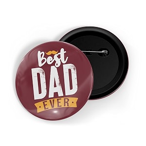 dhcrafts Pin Badge Multicolor Family Glossy Finish