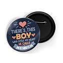 dhcrafts Pin Badge Multicolor Family Glossy Finish