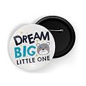 dhcrafts Pin Badge Multicolor Family Glossy Finish