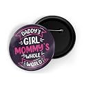 dhcrafts Pin Badge Multicolor Family Glossy Finish