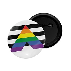 dhcrafts pin badge multicolor pride day amp lgbtq flags glossy finish design pack of 1 58mm
