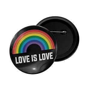 dhcrafts pin badge multicolor pride day amp lgbtq flags glossy finish design pack of 1 58mm