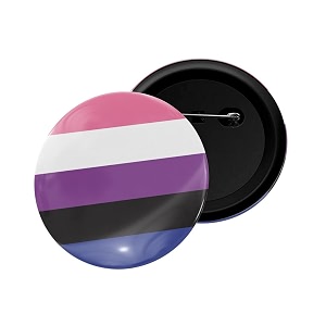 dhcrafts pin badge multicolor pride day amp lgbtq flags glossy finish design pack of 1 58mm