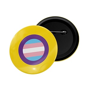 dhcrafts pin badge multicolor pride day amp lgbtq flags glossy finish design pack of 1 58mm