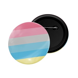 dhcrafts pin badge multicolor pride day amp lgbtq flags glossy finish design pack of 1 58mm