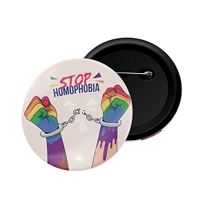 dhcrafts pin badge multicolor pride day amp lgbtq flags glossy finish design pack of 1 58mm