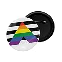 dhcrafts Pin Badge Multicolor Pride day &amp; LGBTQ Flags Glossy Finish Design Pack of 1 (58mm)
