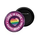dhcrafts Pin Badge Multicolor Pride day &amp; LGBTQ Flags Glossy Finish Design Pack of 1 (58mm)