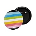 dhcrafts Pin Badge Multicolor Pride day &amp; LGBTQ Flags Glossy Finish Design Pack of 1 (58mm)