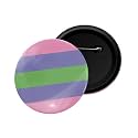 dhcrafts Pin Badge Multicolor Pride day &amp; LGBTQ Flags Glossy Finish Design Pack of 1 (58mm)